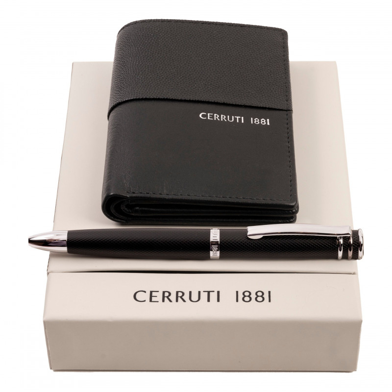 CERRUTI 1881 Set CERRUTI 1881 (kugelschreiber & visitenkartenetui)